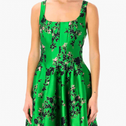 Philosophy Di Lorenzo Serafini Floral Printed Sleeveless Dress