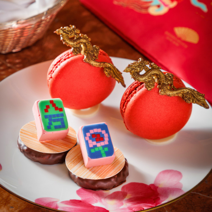 Vivienne Tam Mandarin Oriental Afternoon Tea Dragon Mahjong