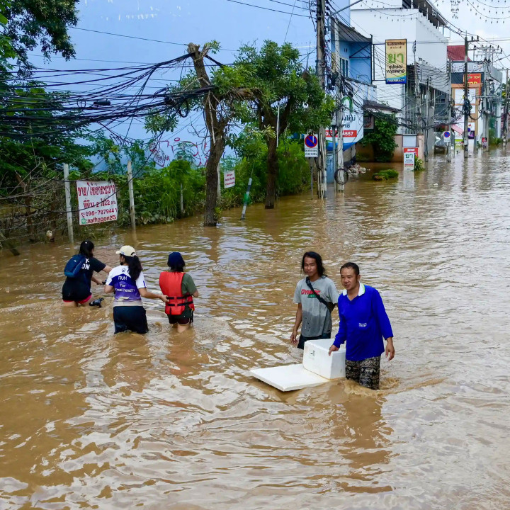 Chiang Mai Flood High Water Levels