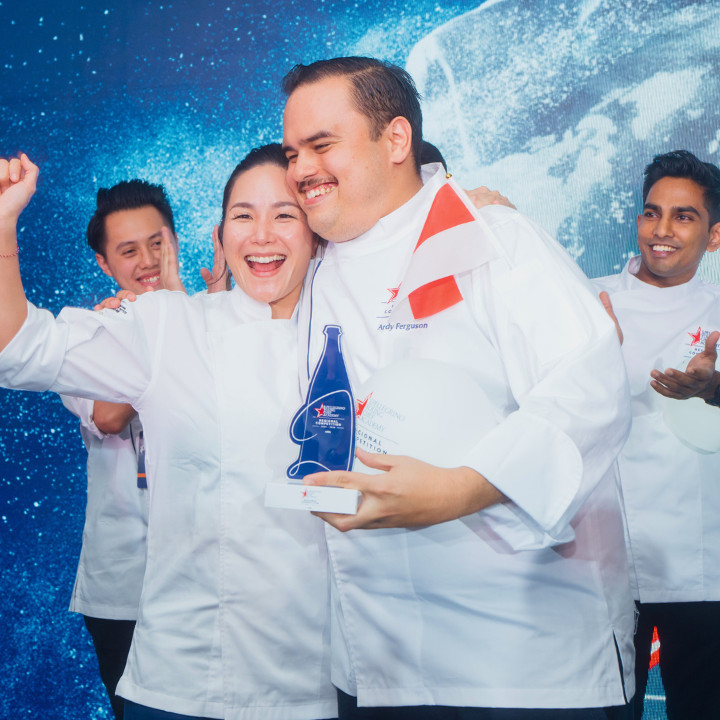 Chef Ardy Ferguson S.Pellegrino Young Chef Academy Award Asia Regional Winner Vicky Lau Mentor