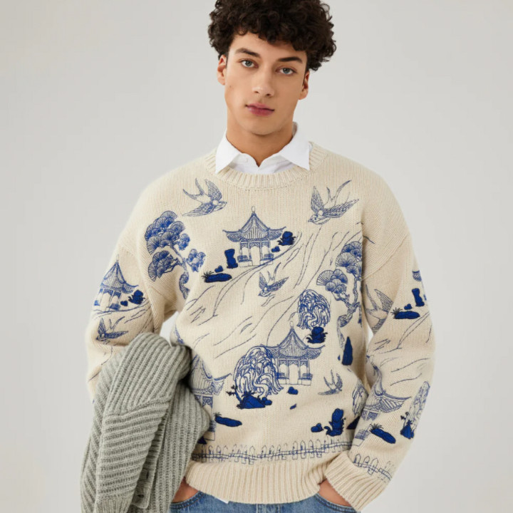 YITAI LA Fine China Sweater