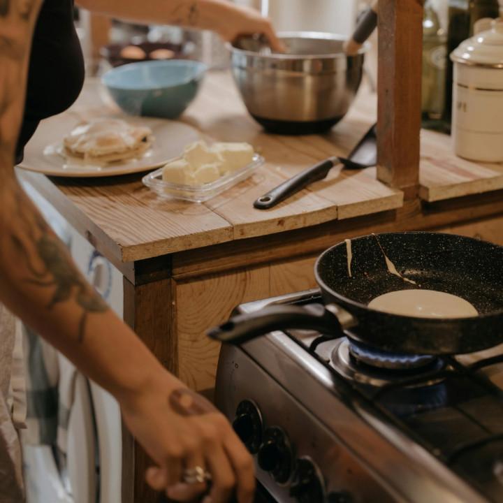 Cooking at home when moving out