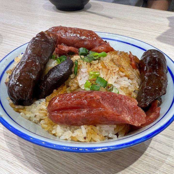 Keung Kee 1950s street food congee and sticky rice with liver sausage new Michelin spot