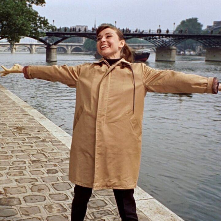 spring style inspo funny face raincoat