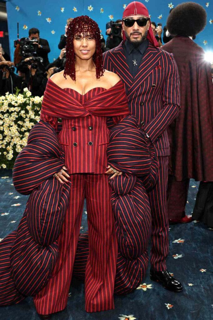 Met Gala 2025 Alicia Keys Swizz Beatz