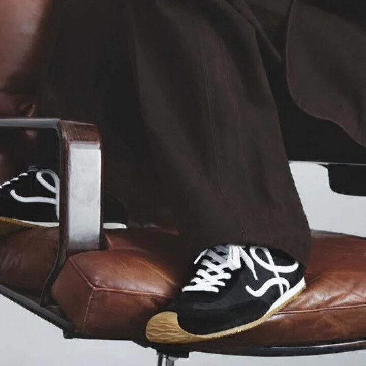Loewe Black and White Sneakerina Ballet Runner 2.0