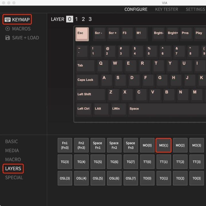 keyboard remapping programme via