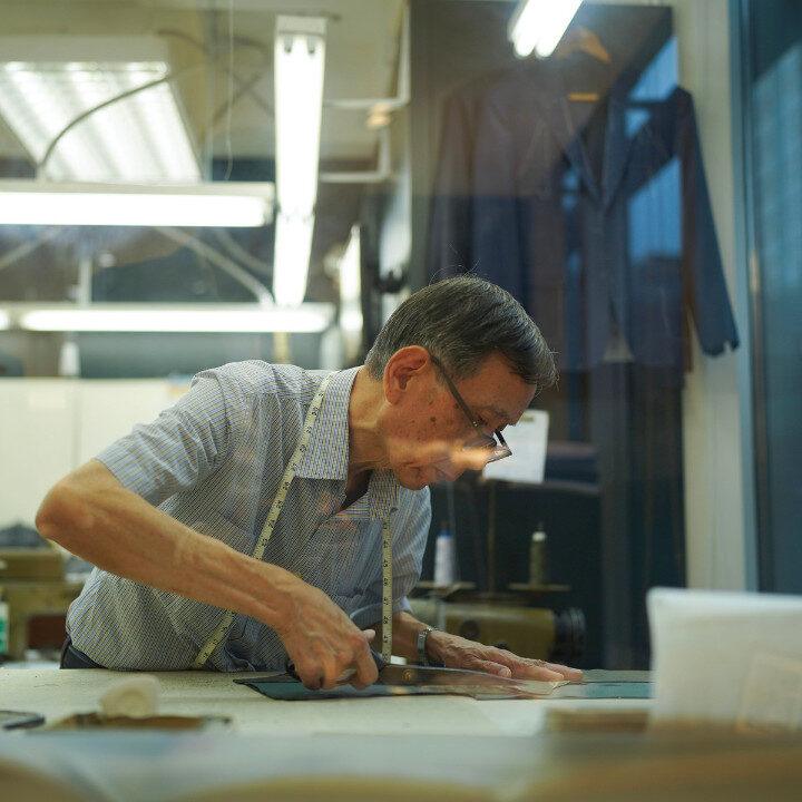 master tailor at work at empire tailors