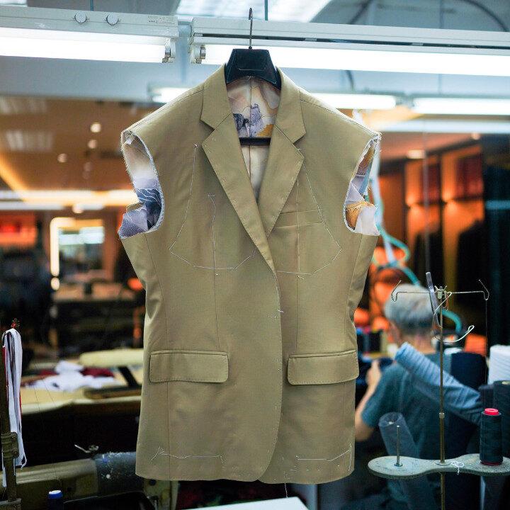 in-house suit in progress