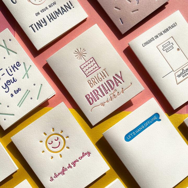 ink meets paper greeting cards
