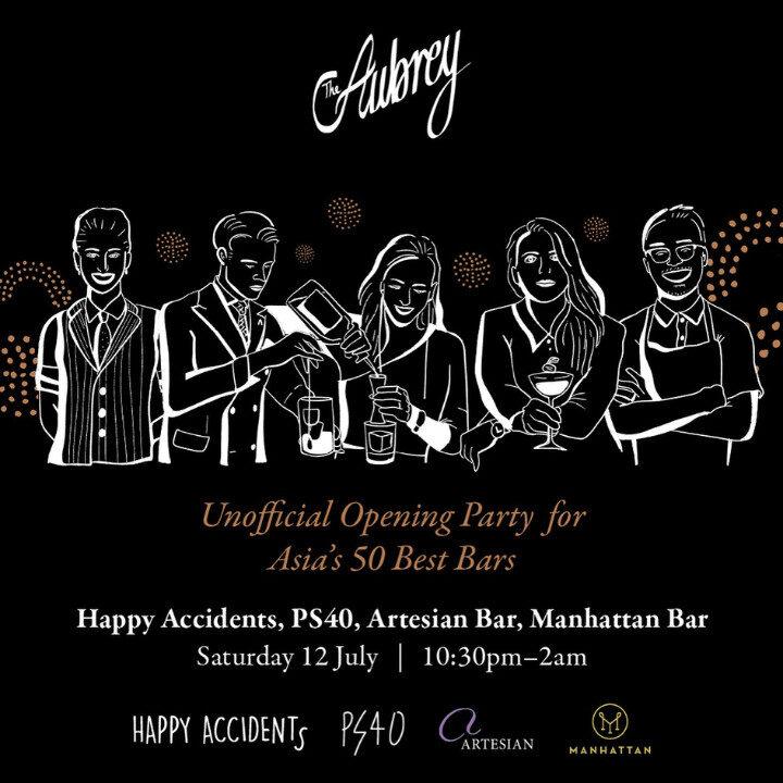 the aubrey asia's 50 best bars unofficial opening party