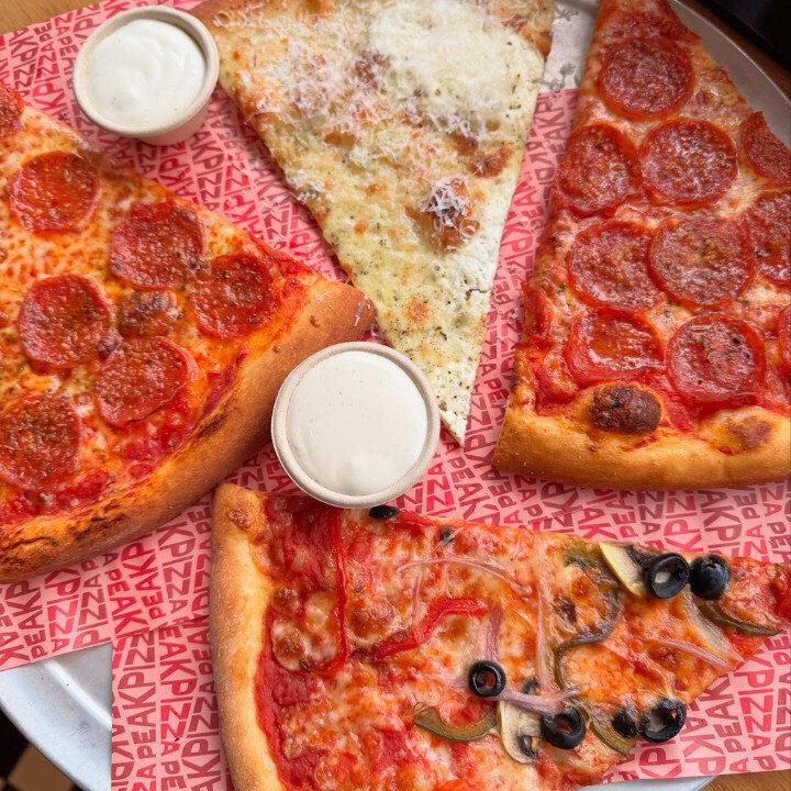 peak pizza slices
