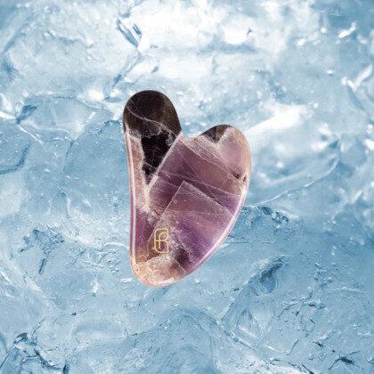 Founders Beauty Glowell, Serenity Stone Amethyst, Gua Sha
