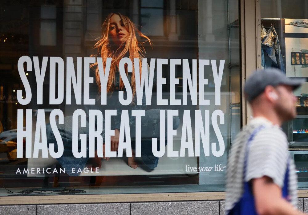 Sydney Sweeney American Eagle Ad Genes Jeans Featured Image