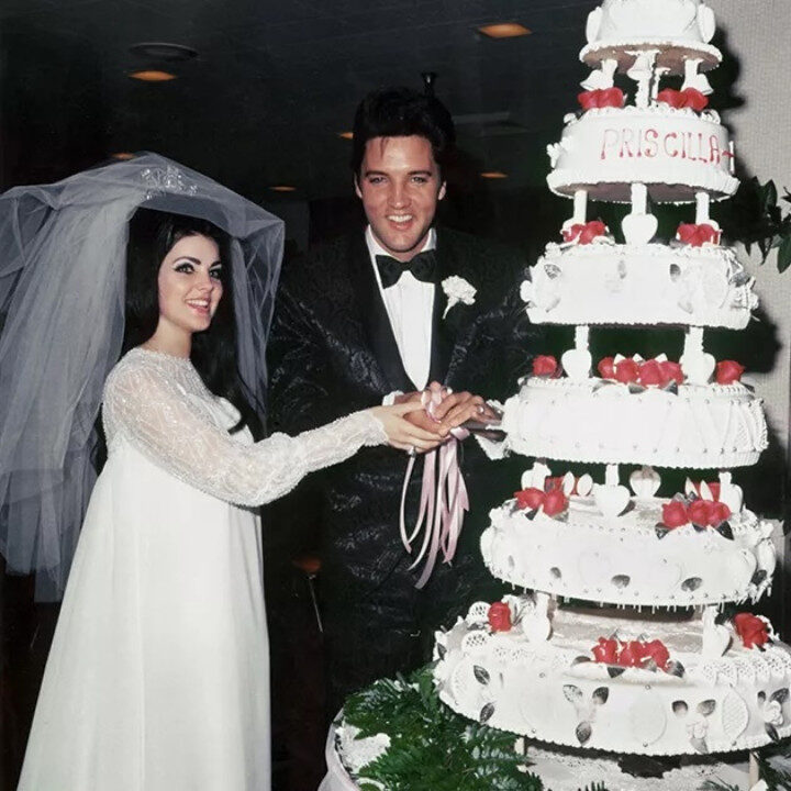 elvis presley priscilla celebrity weddings
