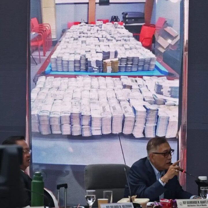 flood control corruption Philippines House of Representatives Brice Hernandez cash bribery evidence