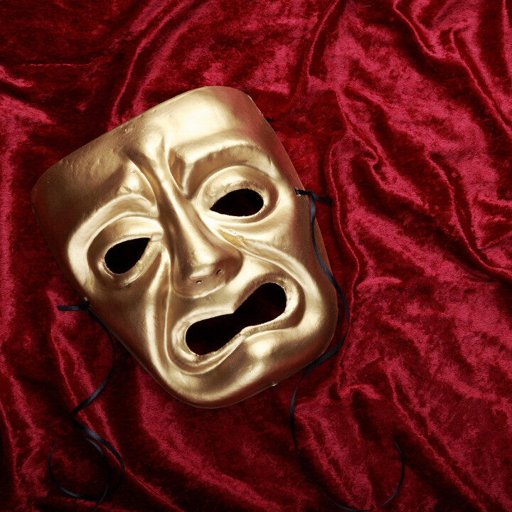 autistic masking drama mask