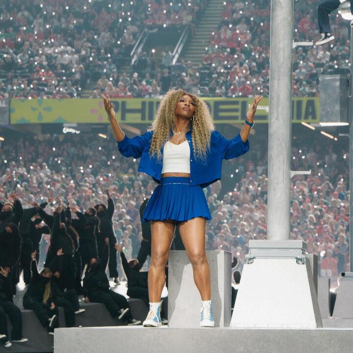serena williams at the super bowl