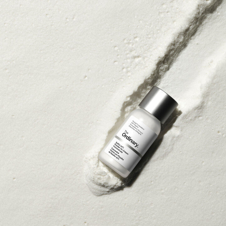 the ordinary sulfur powder-to-cream concentrate