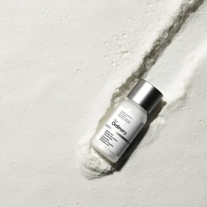 the ordinary sulfur powder-to-cream concentrate