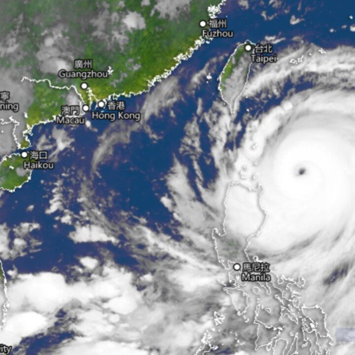 typhoon ragasa weather map