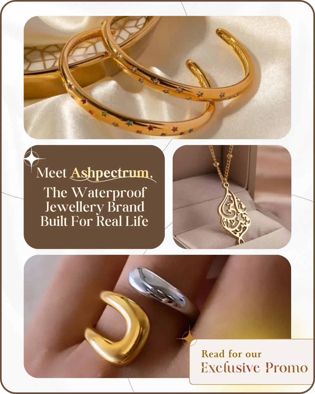 Meet Ashpectrum, The Waterproof Jewellery Brand Built For Real Life - Sidebar